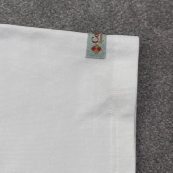 Columbia Sportswear Mens White Heritage T Shirt Size S Graphic Logo Tee - Picture 5 of 13